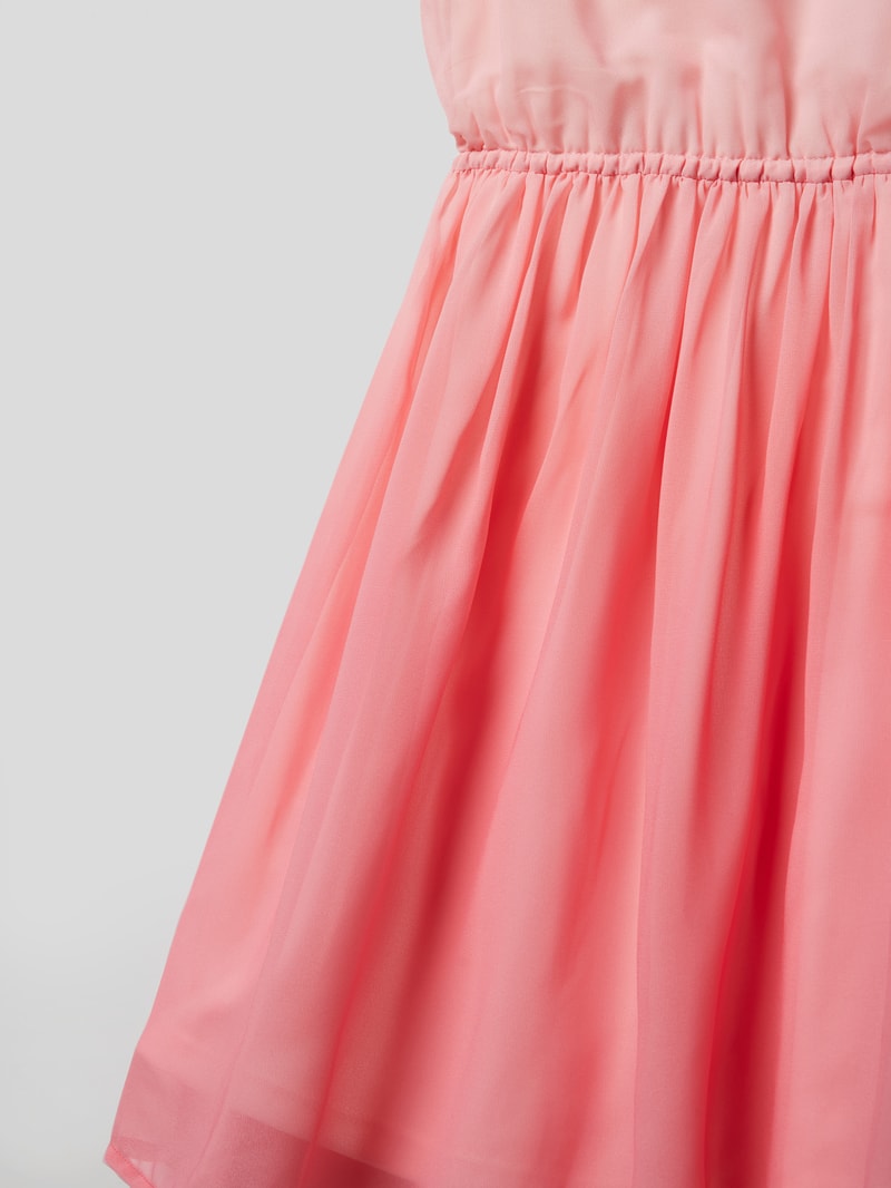 Kleid in Ombré-Optik in koralle