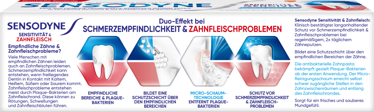 Zahncreme Sensitivität & Zahnfleisch, 75 ml