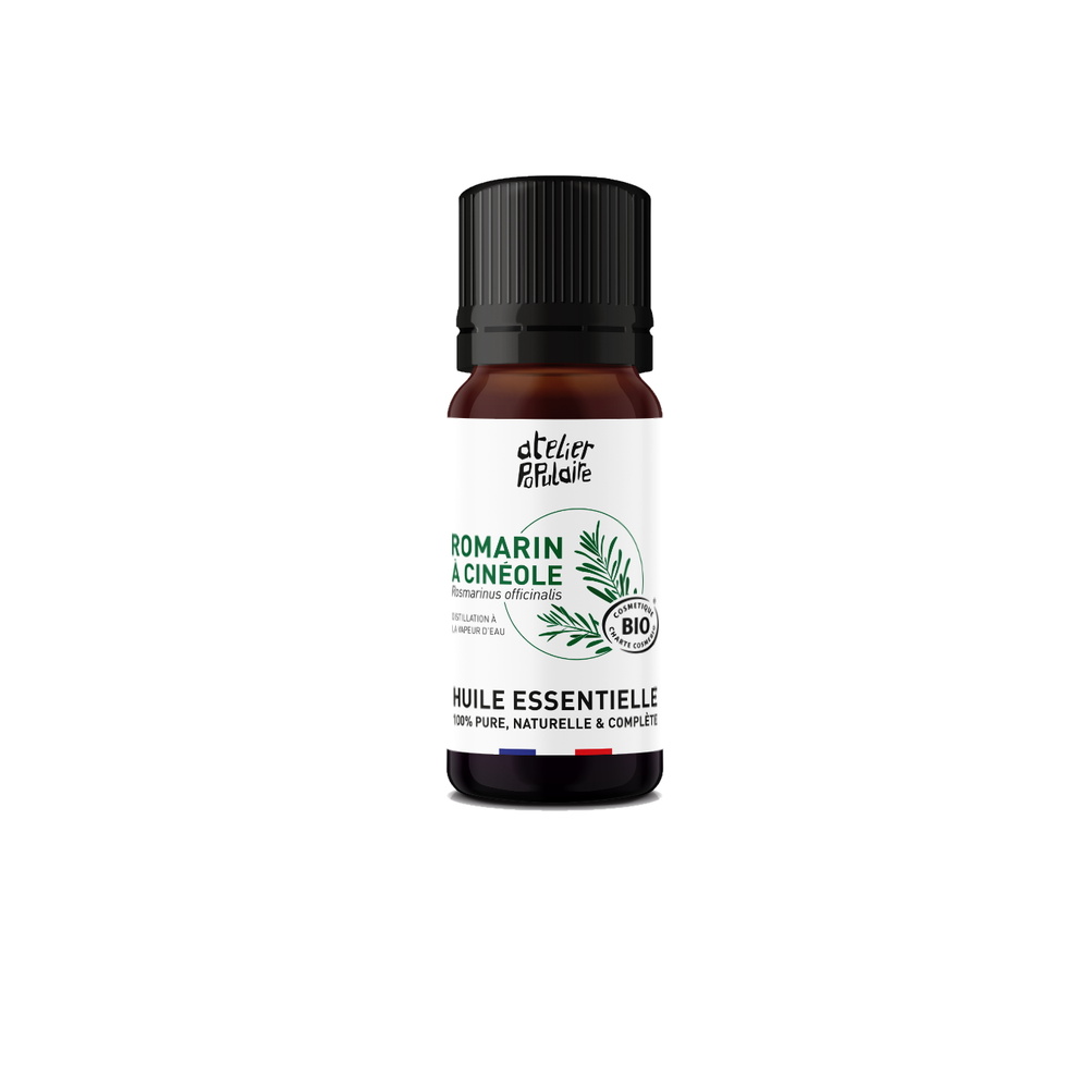 atelier populaire Huile essentielle biologique de RomarinCinéole | 10mL Huile essentielle