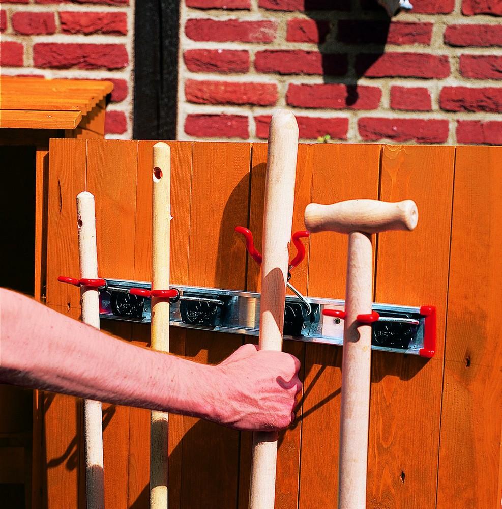 PROMEX Promadino Schiene mit 4 Gerätehaltern