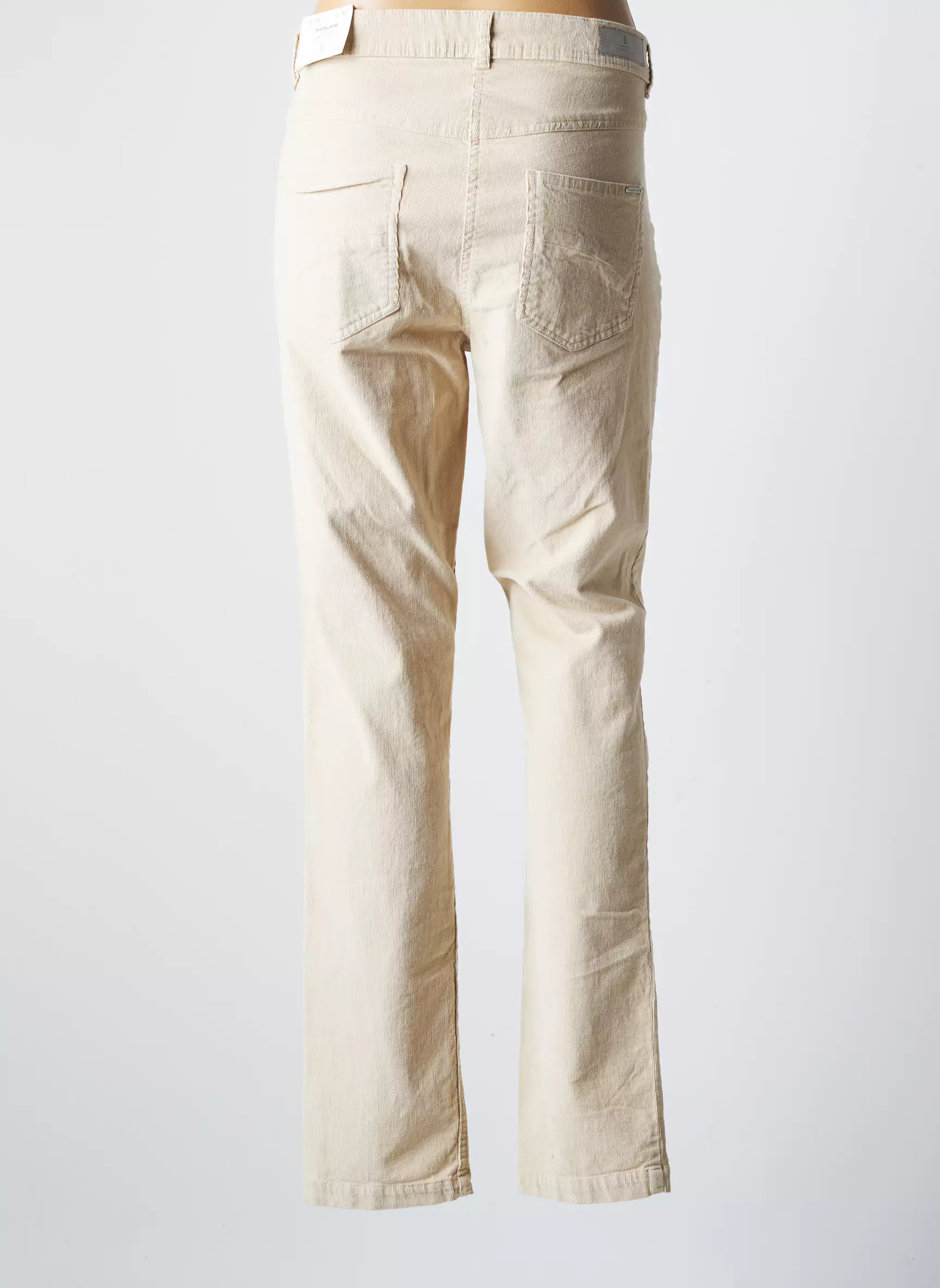 Brandtex Pantalons Slim Femme couleur beige