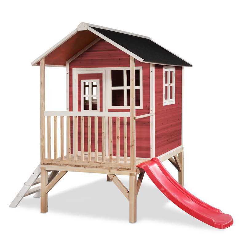 Maisonnette en bois EXIT loft 300 rouge EXIT Toys