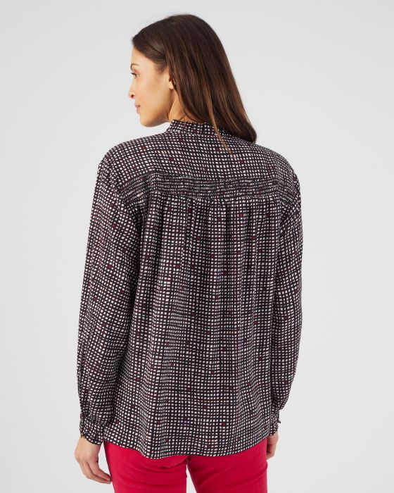 Chemisier smocks et volants