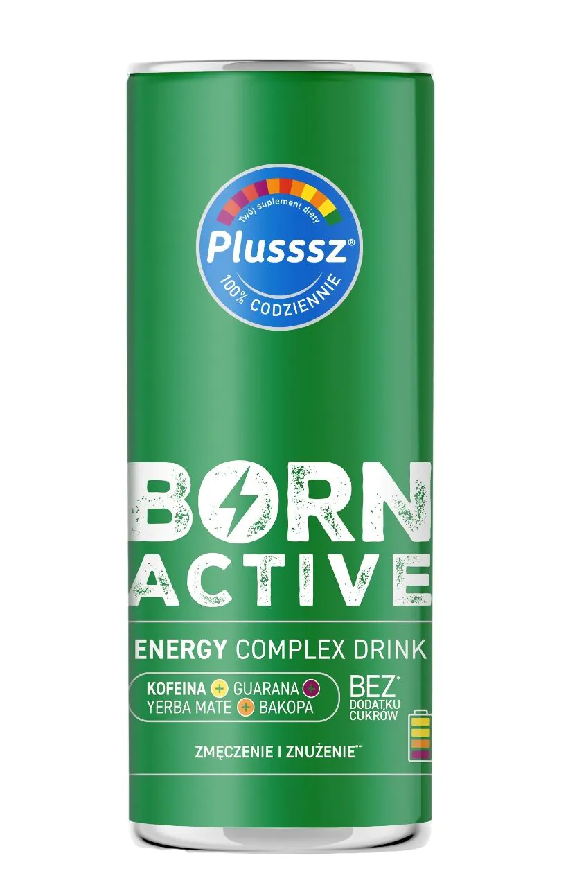 Plusssz Activ Συγκέντρωση Συμπλέγματος Ποτού, Ενεργειακό Ποτό