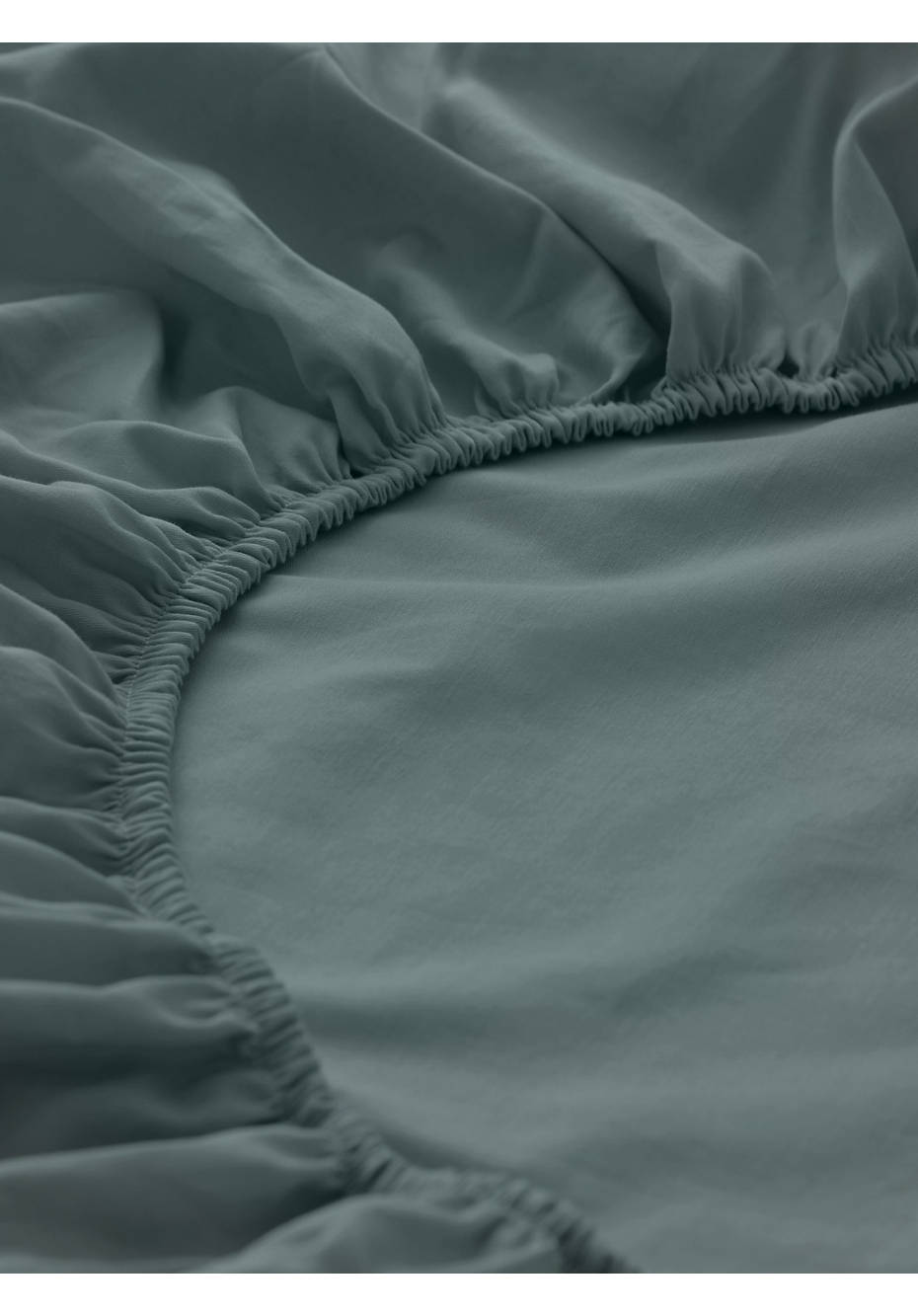 Satin-Spannbetttuch aus reiner Bio-Baumwolle