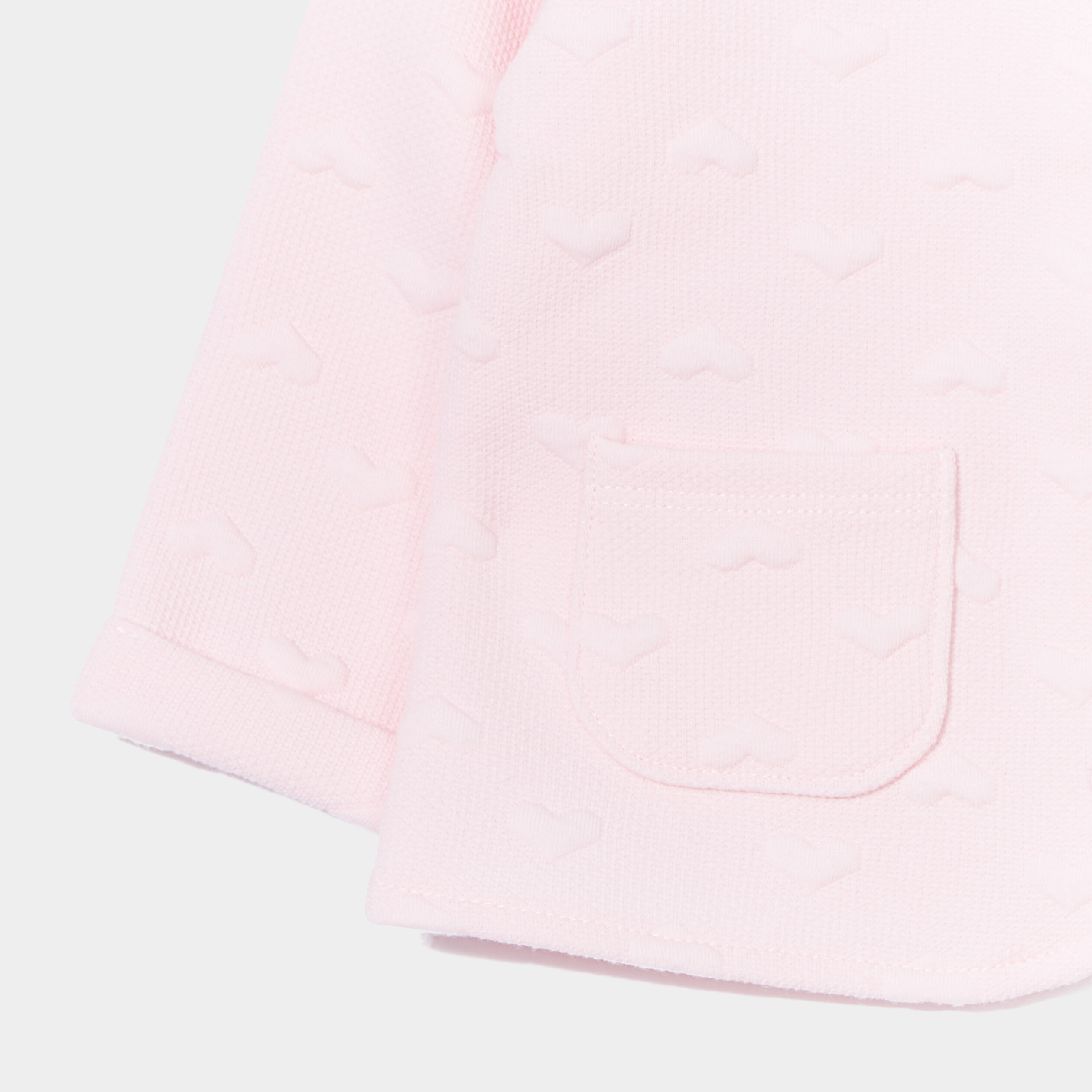 Gilet droit boutonné Kimbaloo rose clair bébé fille | La Halle