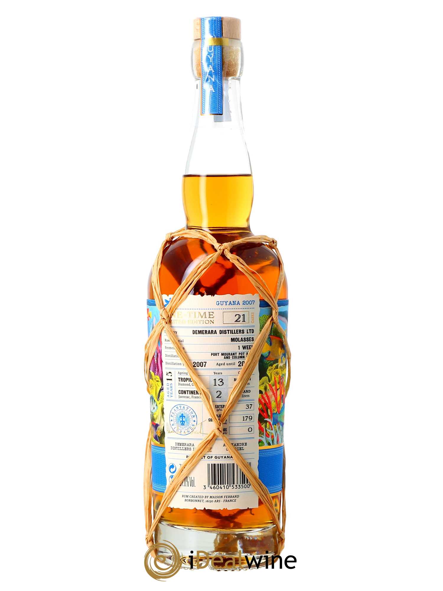 Rhum Plantation Rum Guyana (70cl) 2007 - Lot de 1 Bouteille