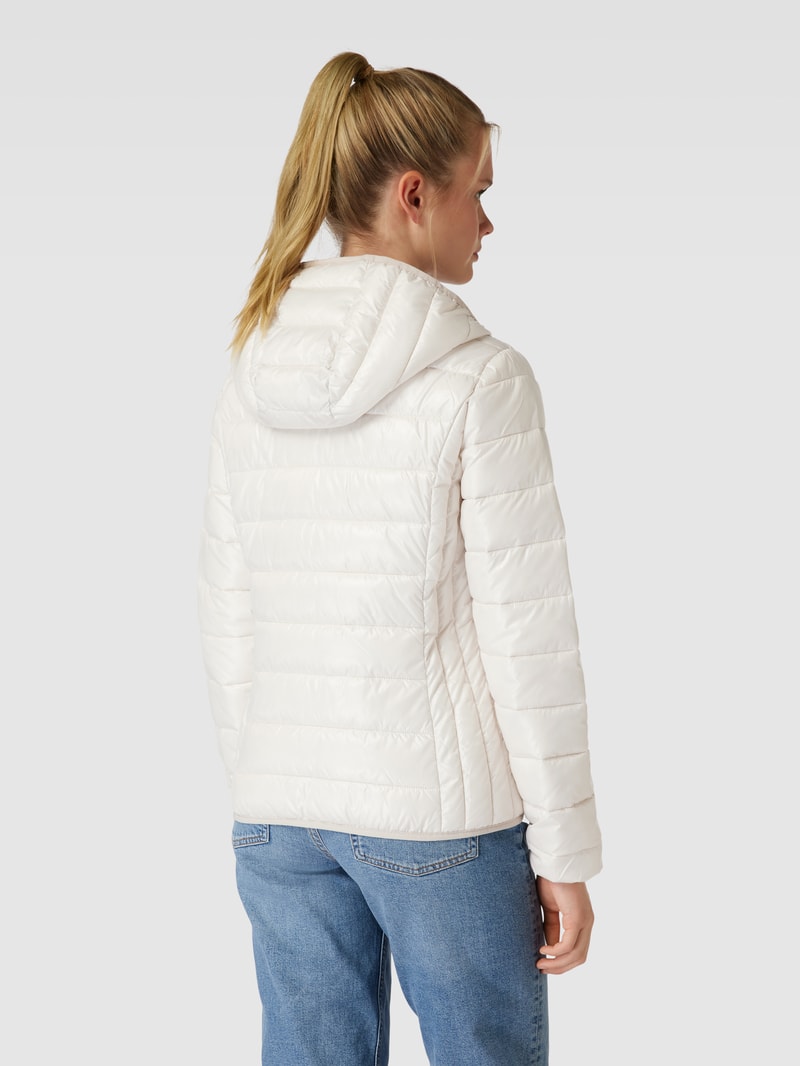 Steppjacke mit Eingrifftaschen in offwhite
