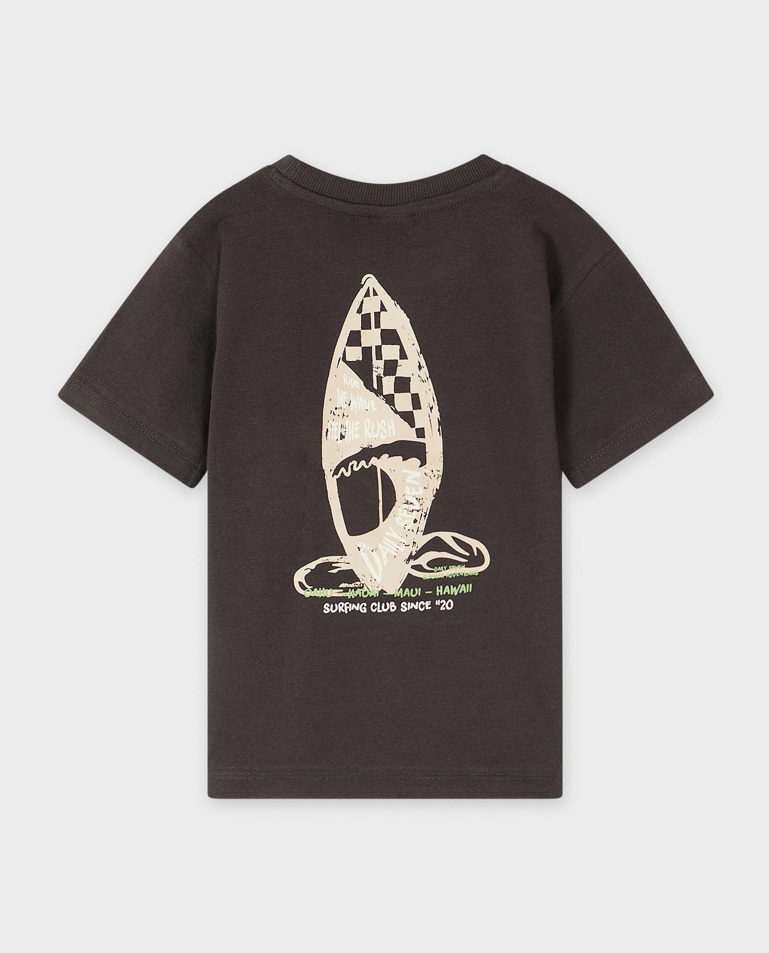 Tricou Daily 7 cu imprimeu gri pe spate