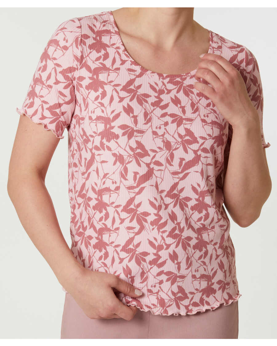 Geripptes T-Shirt