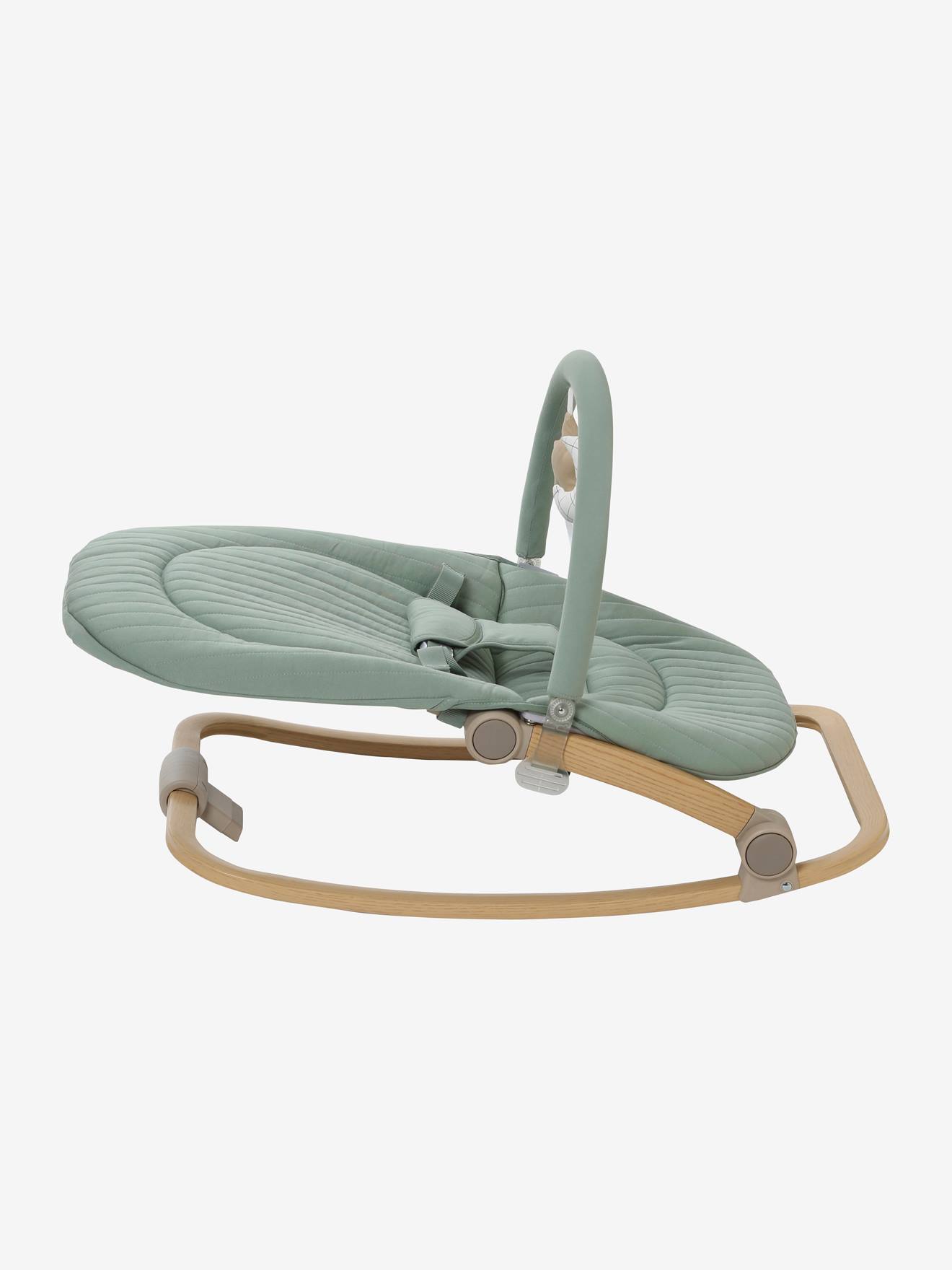 Vertbaudet Babywippe mit Spielbogen BABYDREAM - senfgelb