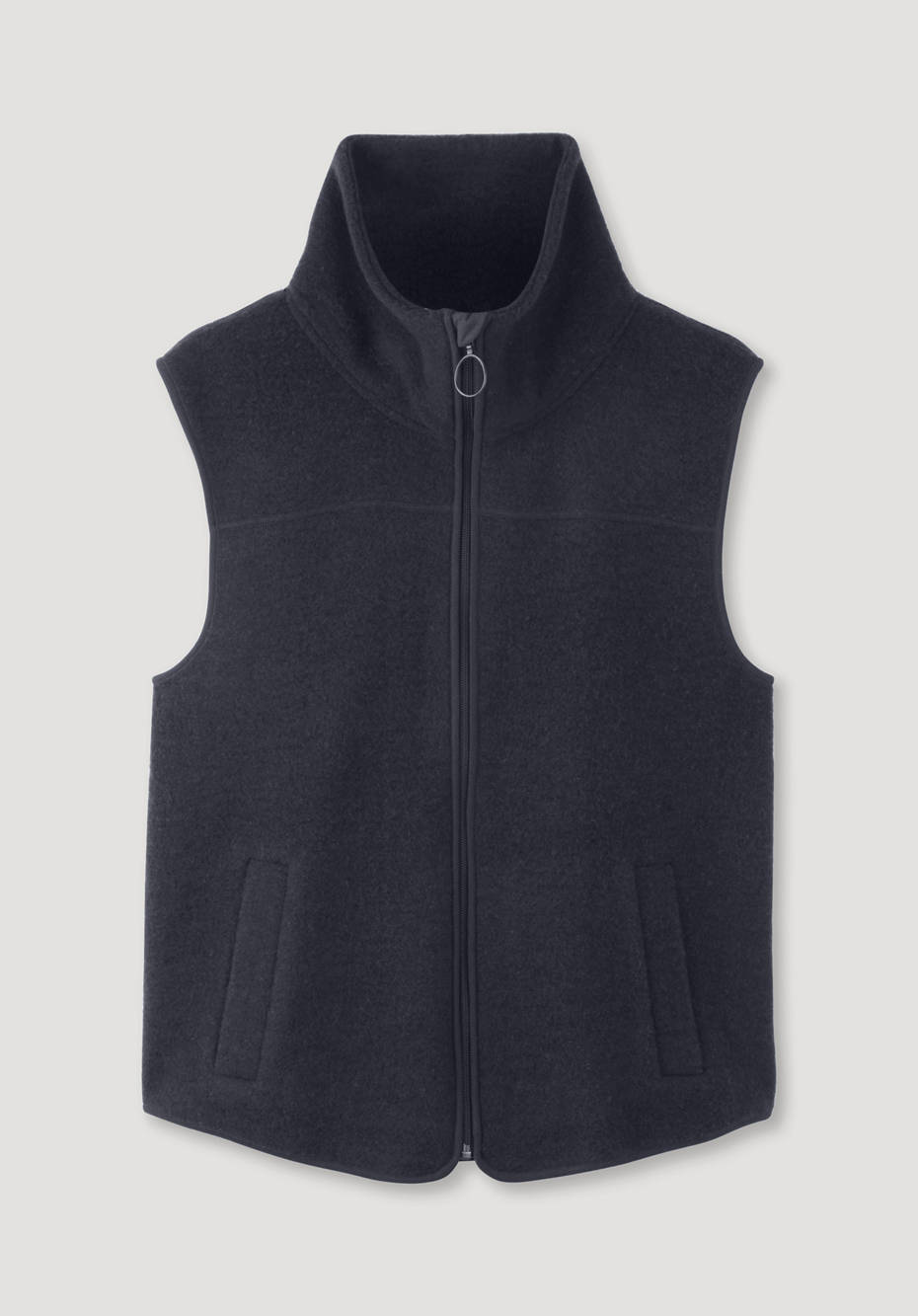 Wollfleece Weste aus reiner Bio-Merinowolle