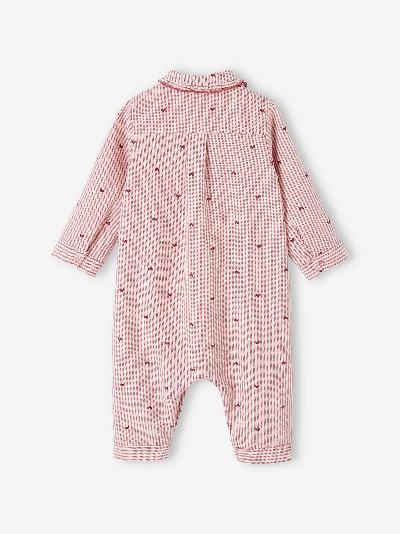 Vertbaudet Mädchen Baby Strampler, Oeko-Tex - karamell bedruckt