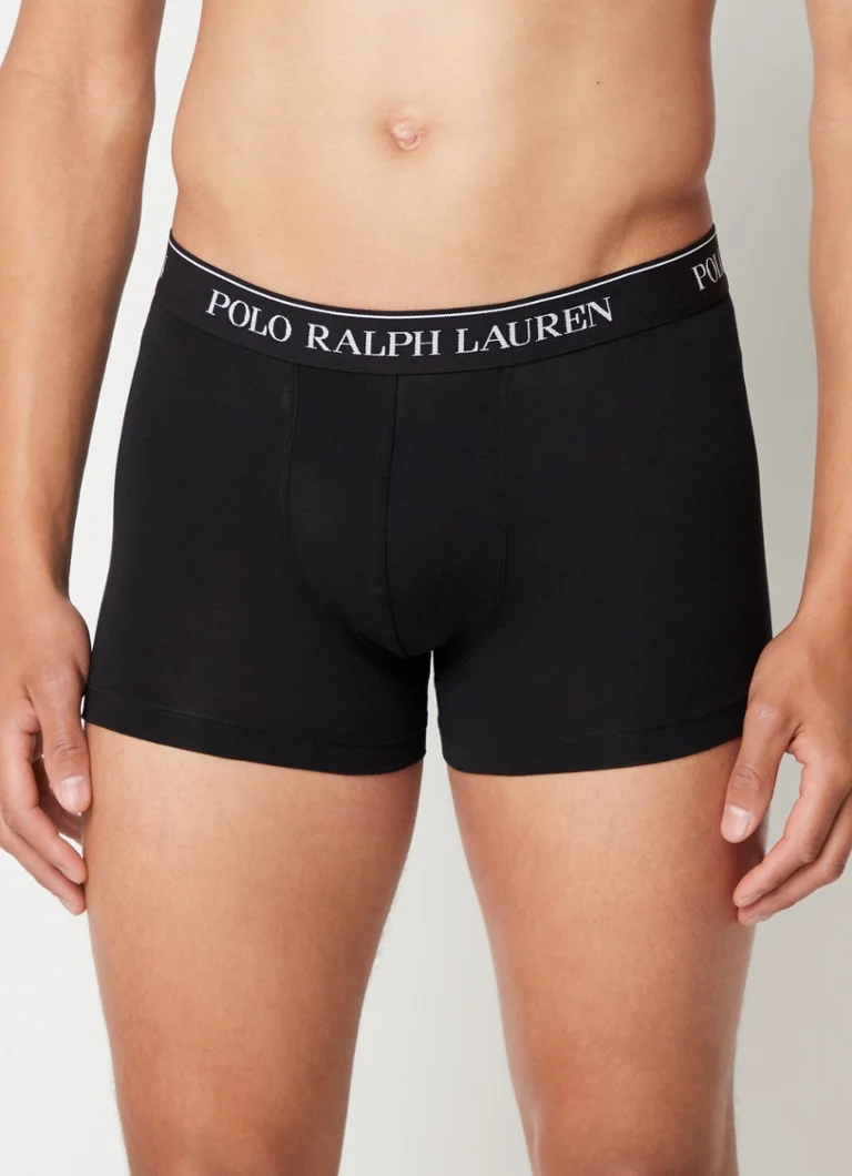 Μποξεράκι Ralph Lauren με λογότυπο στη μέση, συσκευασία των 3 τεμαχίων