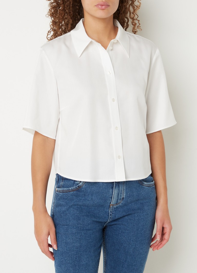 Zkrácená halenka Marc O'Polo Denim z lyocellu