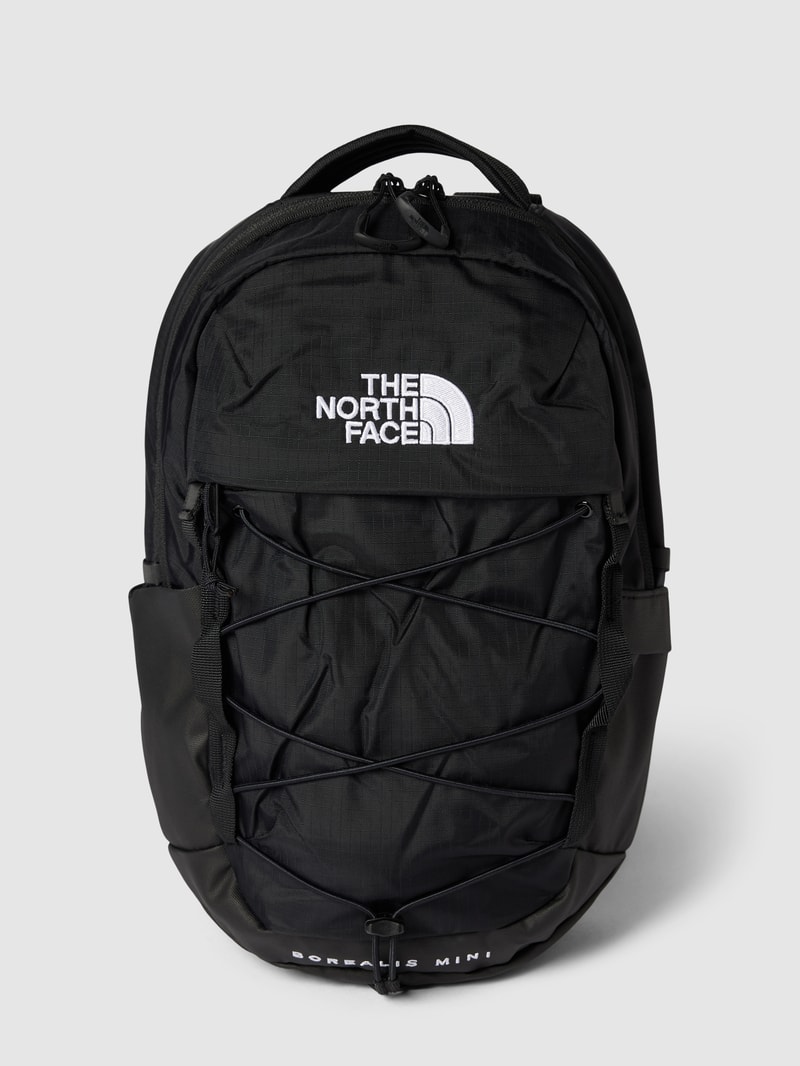 Rucksack mit Logo-Stitching Modell 'BOREALIS MINI' in schwarz