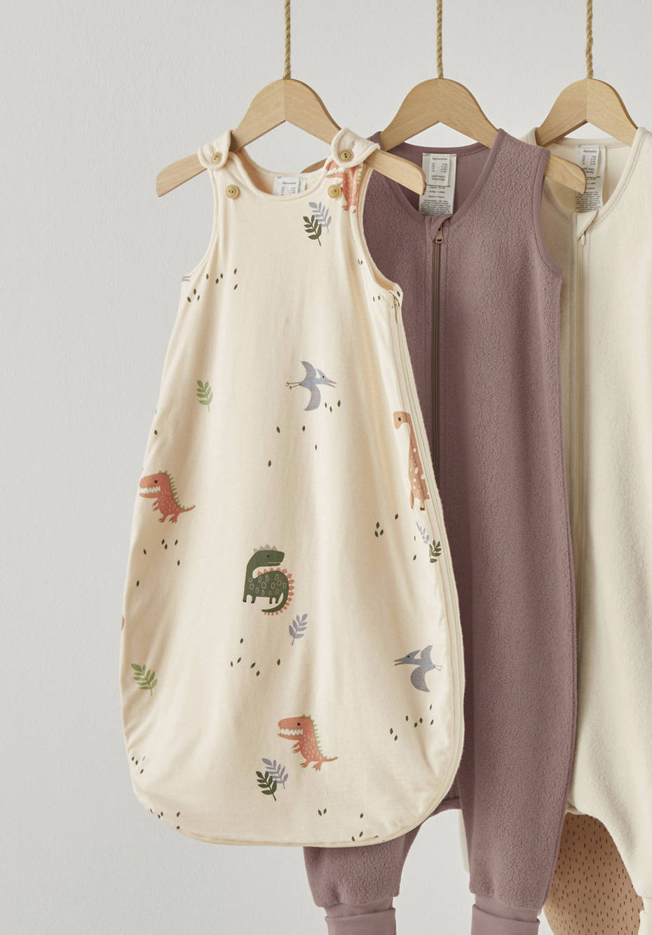 Baby-Fleece-Schlafsack aus reiner Bio-Baumwolle