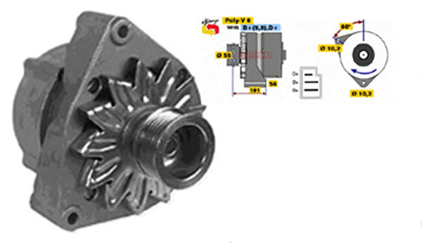 FRIESEN Lichtmaschine Mercedes 9033720 - ATU