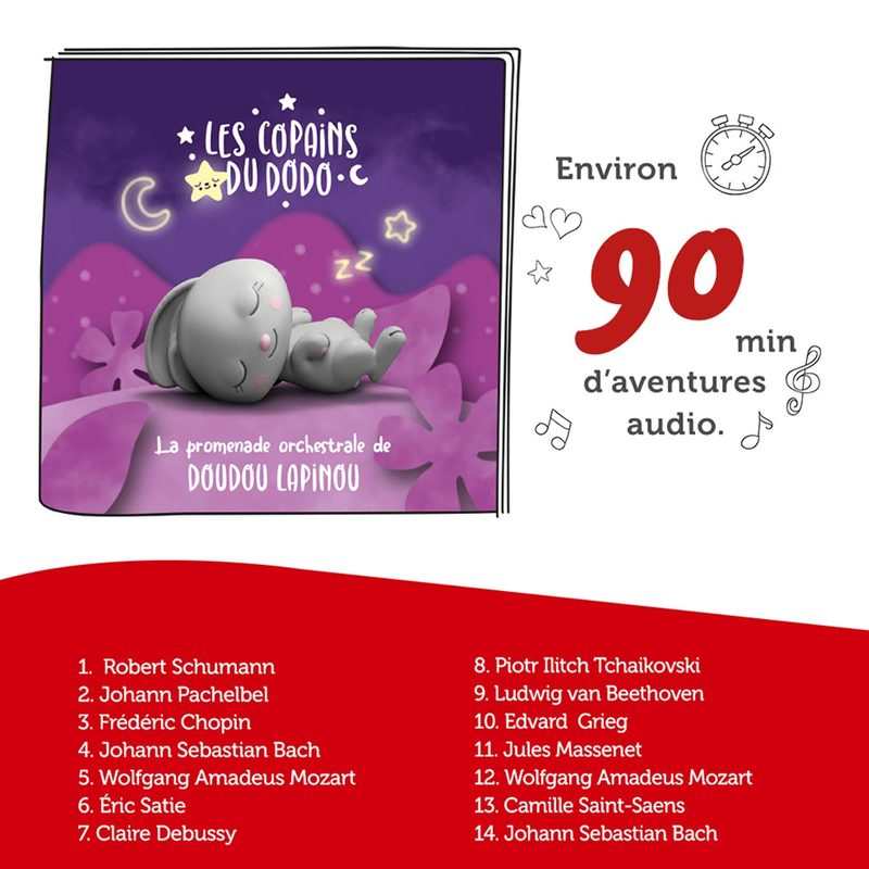 Figurine Tonie La promenade orchestrale de Doudou Lapinou Tonies