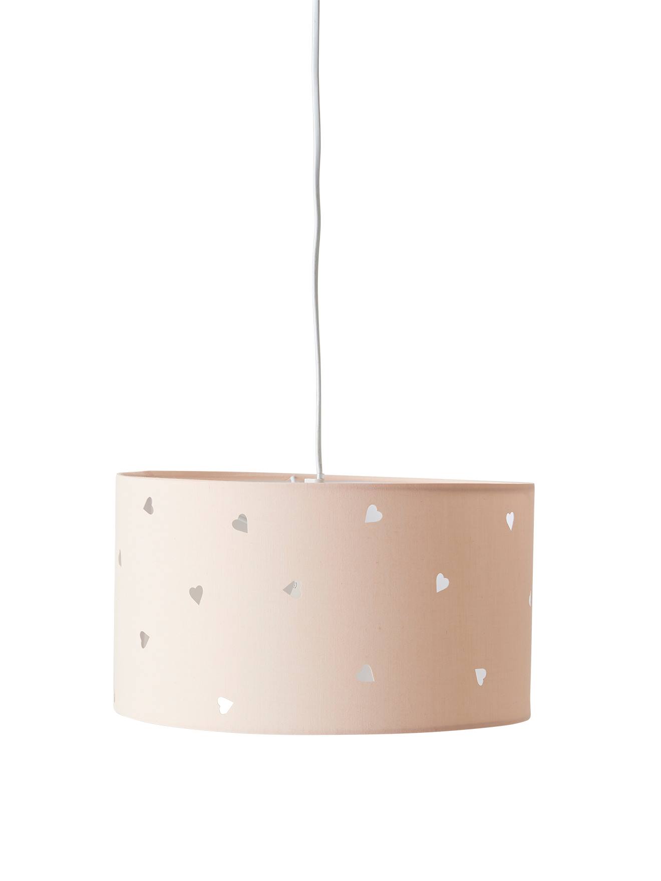 Abat-jour pour suspension motifs perforés gris