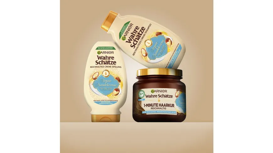 Garnier Wahre Schätze Haarkur Hair Remedy Argan Almond 340 ml