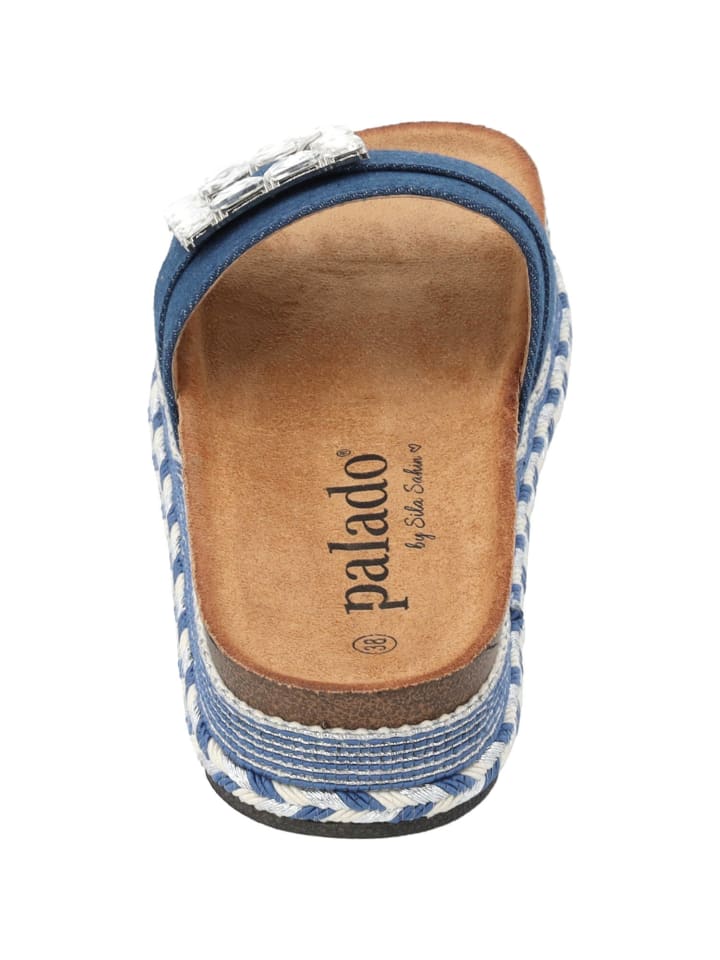 palado Plateau-Pantoletten in jeans günstig kaufen