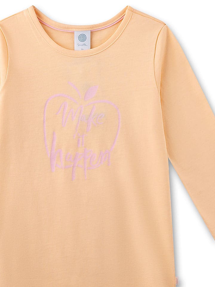 Sanetta Pyjama in Orange/ Rosa günstig kaufen