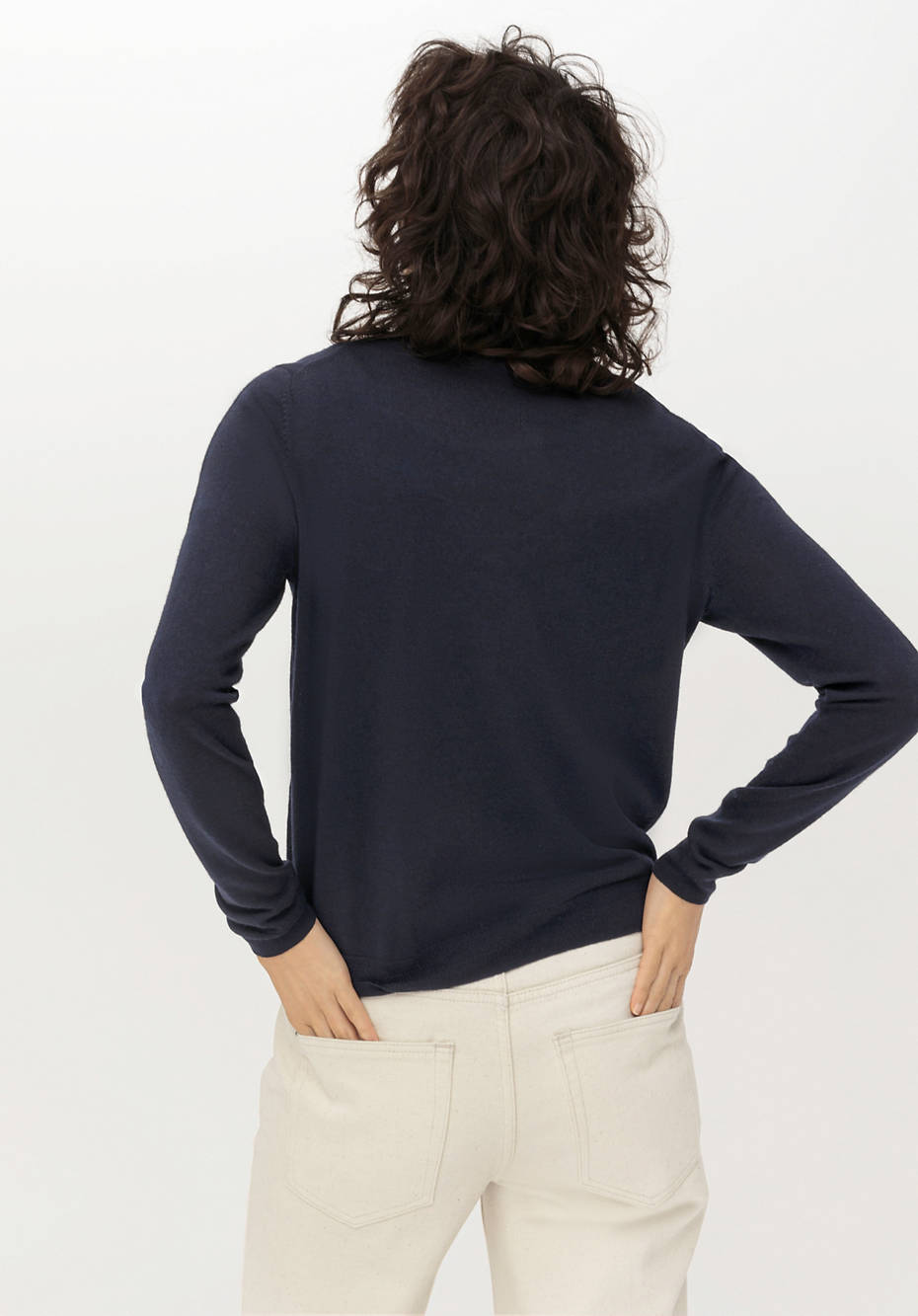Strickjacke aus reiner Bio-Merinowolle