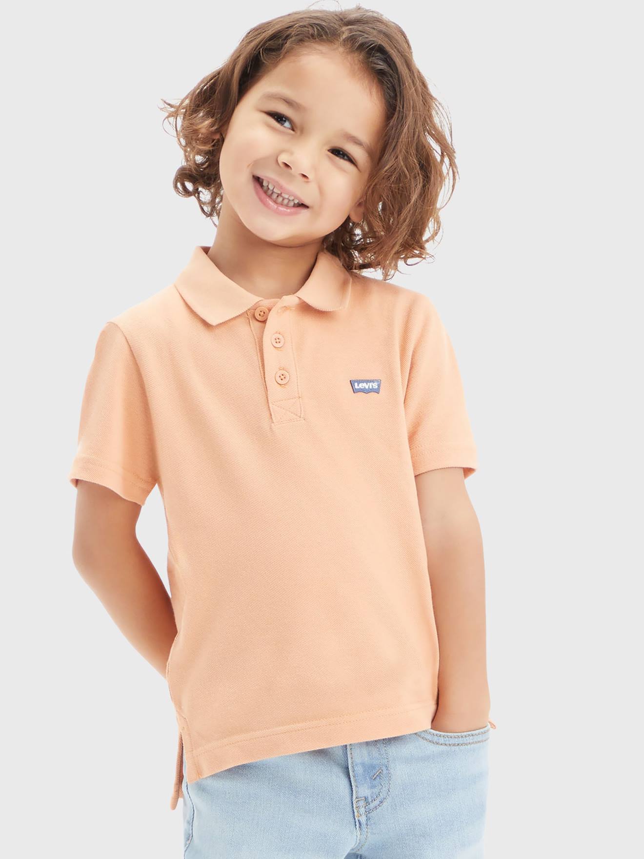 Levis Jungen Poloshirt Levi's - mandelgrün