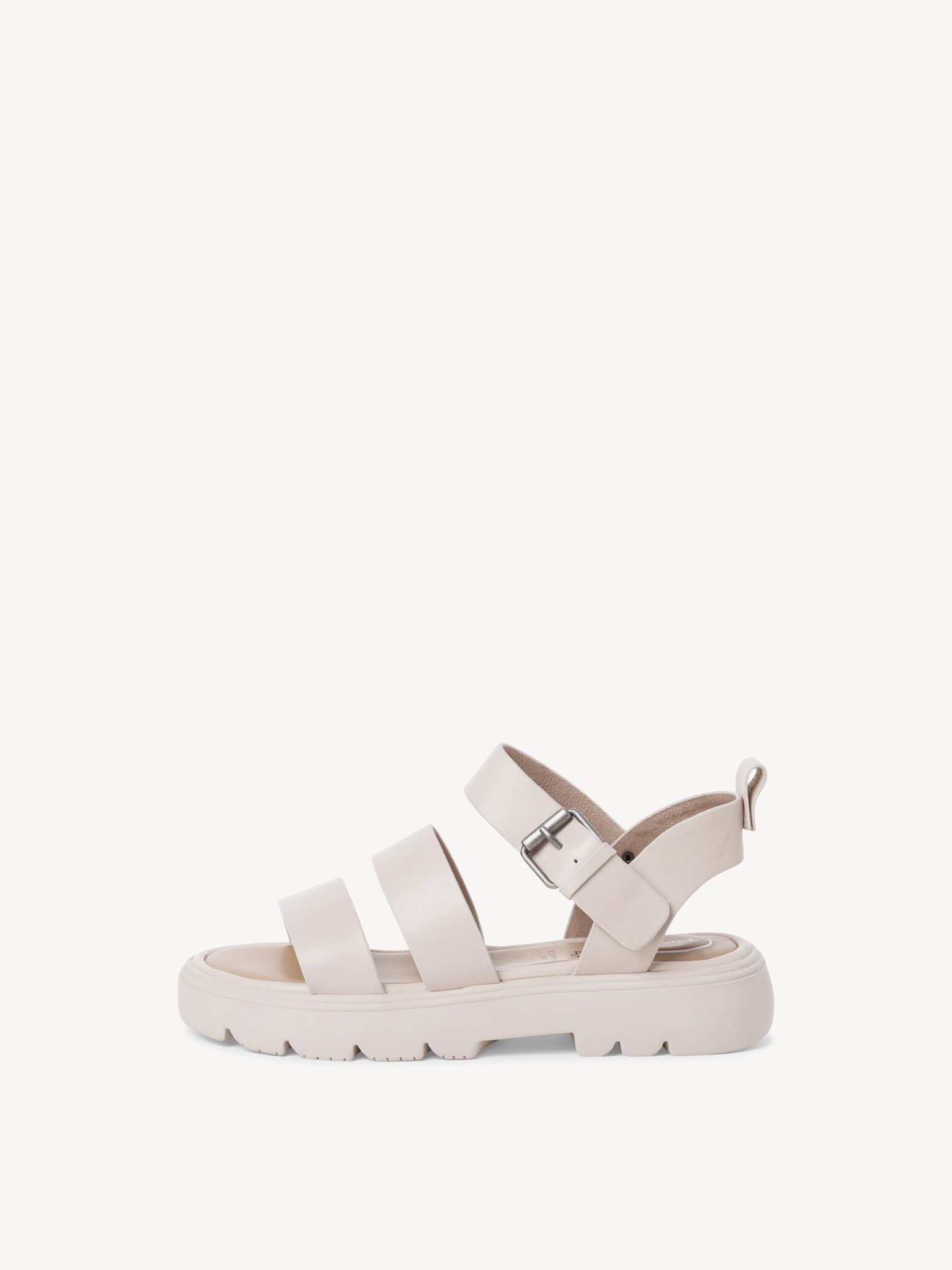Sandale en cuir - blanc