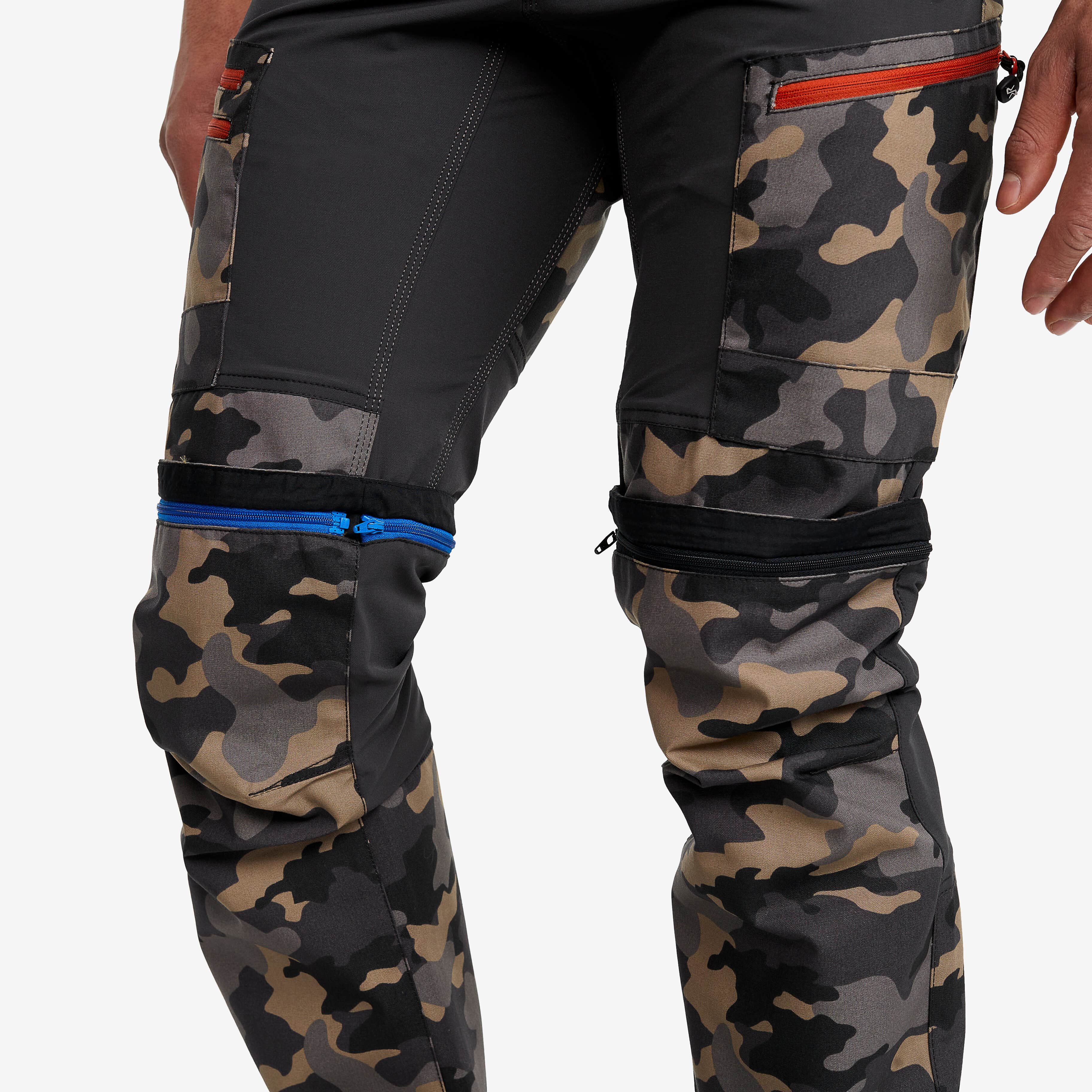 RVRC GP Pro Zip-off Pants Homme Khaki/Anthracite Camo
