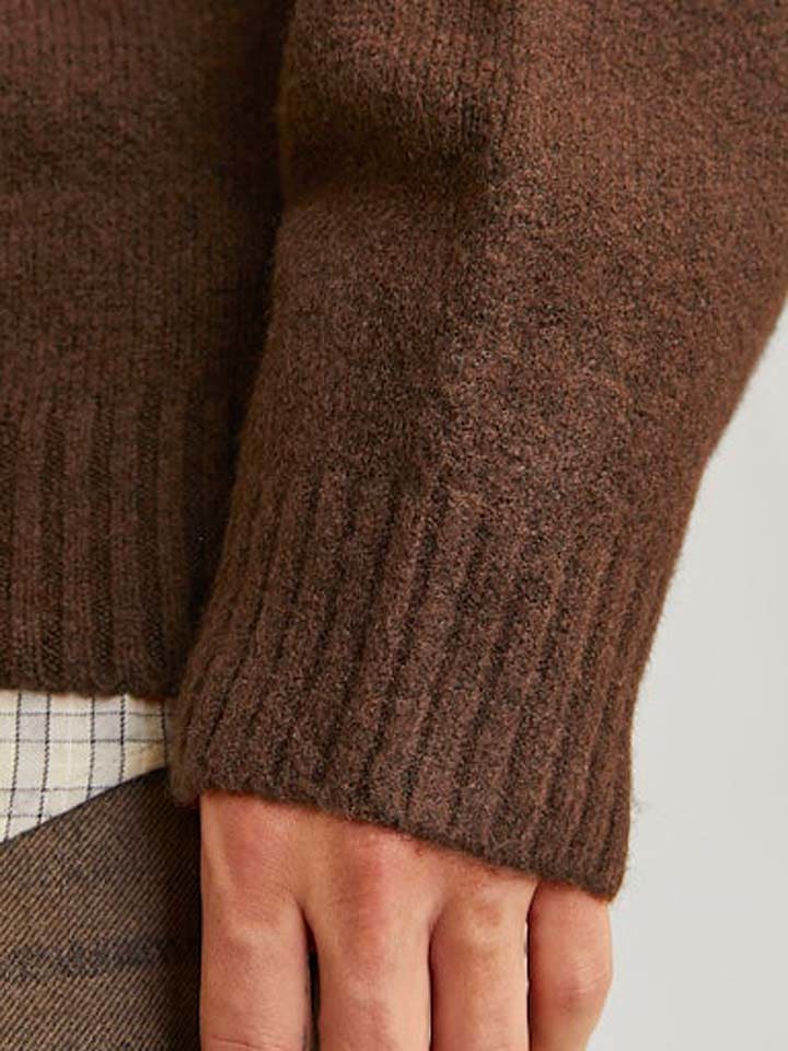 Jack & Jones Pullover in Hellbraun günstig kaufen