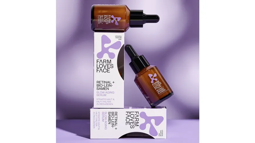 Farm Loves Face Retinal + Bio-Leinsamen Slow Aging Serum 28 ml