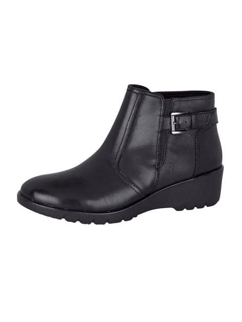 Stiefelette mit verstellbarer Schnalle