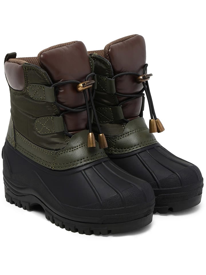 mikk-line Winterboots in Schwarz/ Khaki/ Braun günstig kaufen