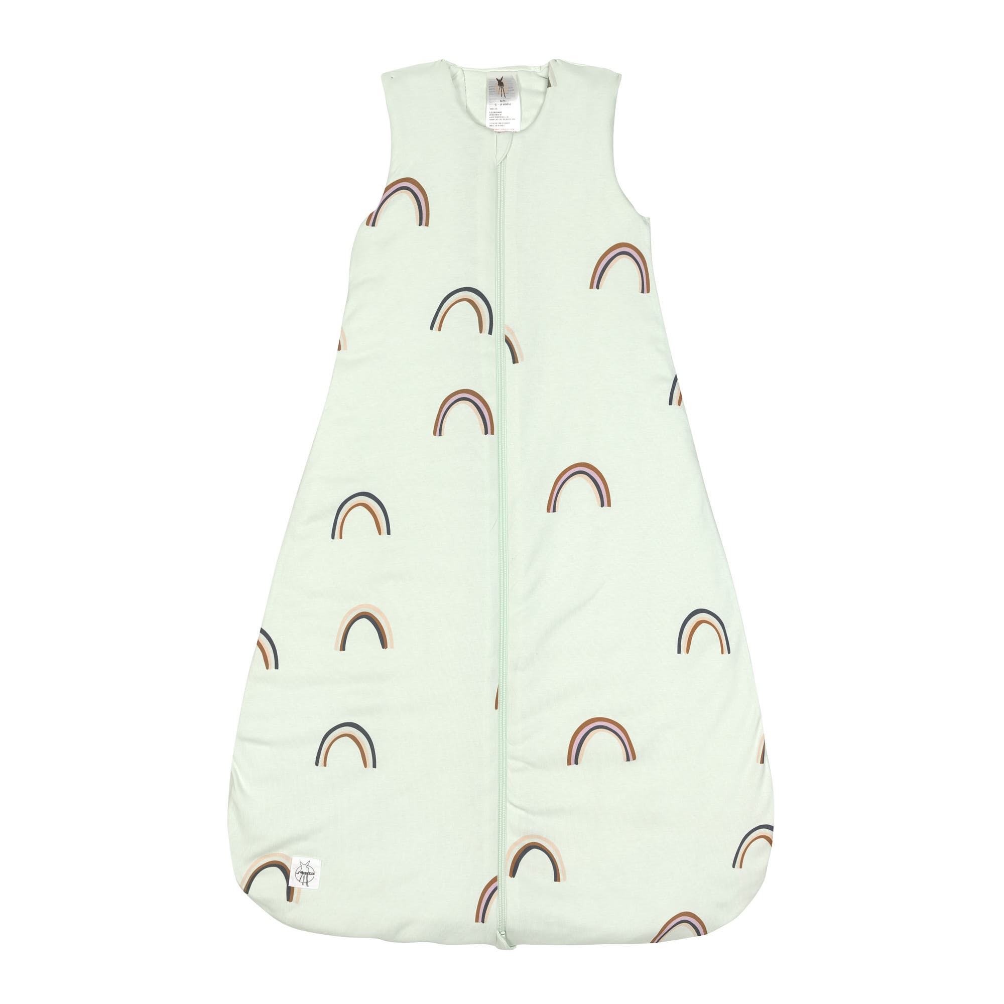 Babyschlafsack 2,5 TOG - Regenbogen, Mint