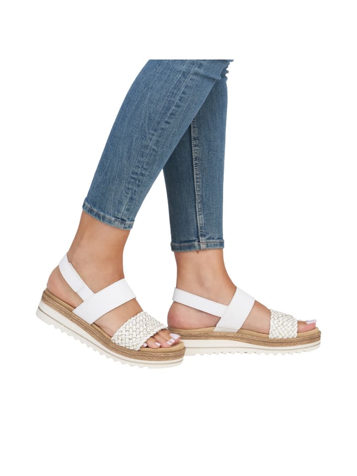 remonte Sandale Sandalette in weiß günstig kaufen