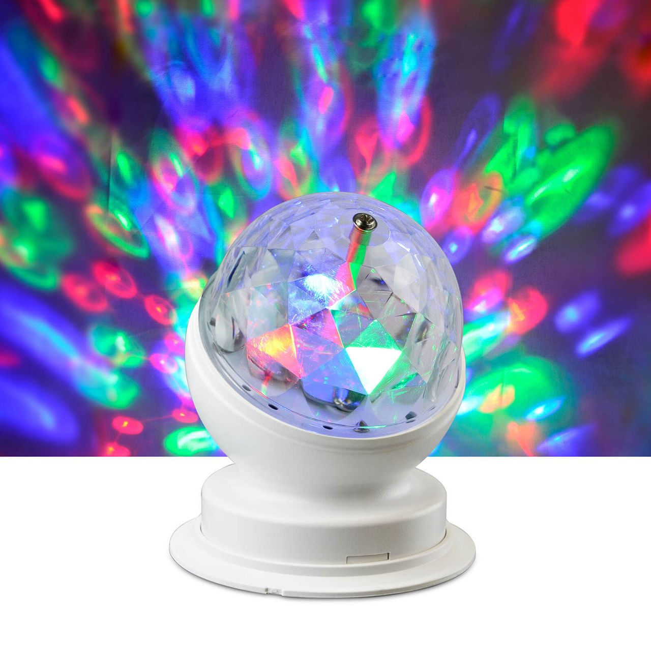 X4-Life Rotierende LED Partyleuchte RGB