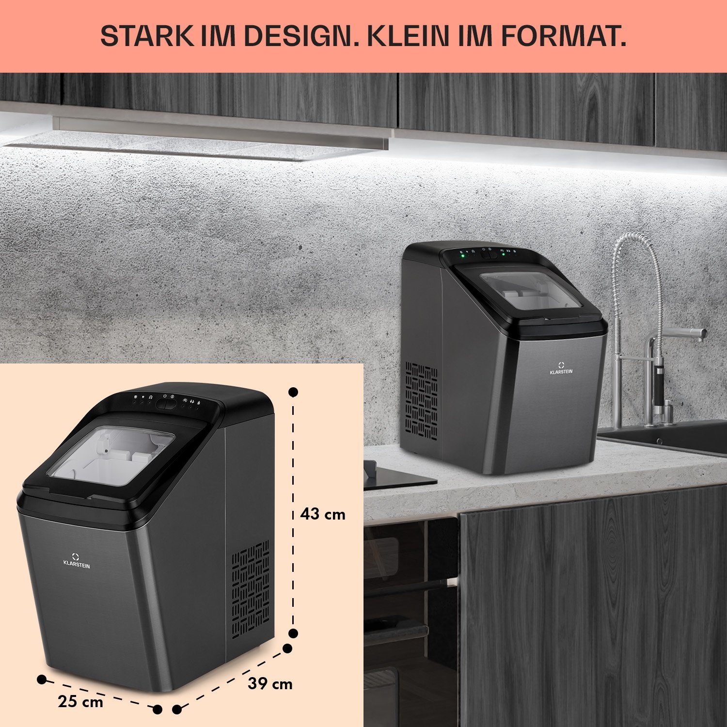 Klarstein Eiswürfelmaschine Partytime