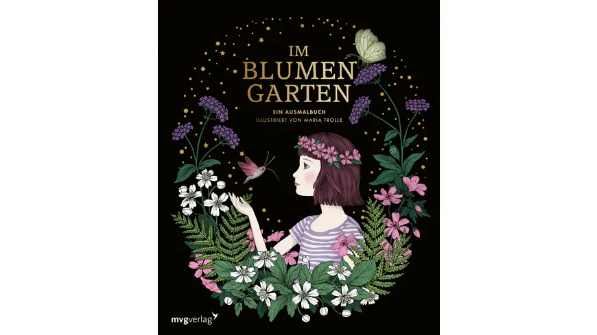 Im Blumengarten – Ein Ausmalbuch