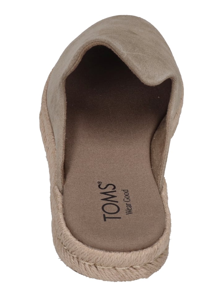 TOMS Espadrilles SANTIAGO MULE in natur günstig kaufen