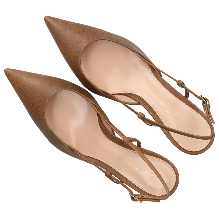 Gianvito Rossi - Slingpumps ASCENT 55 Kalbsleder - braun