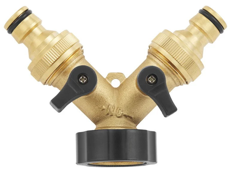 Conexão de irrigação PARKSIDE® Zestaw em Z com conexão de lubrificação de latão bidirecional
