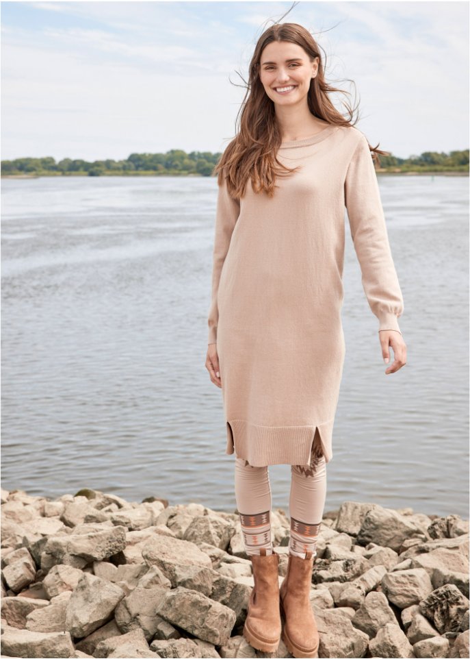 Thermo-Leggings mit Norweger-Muster