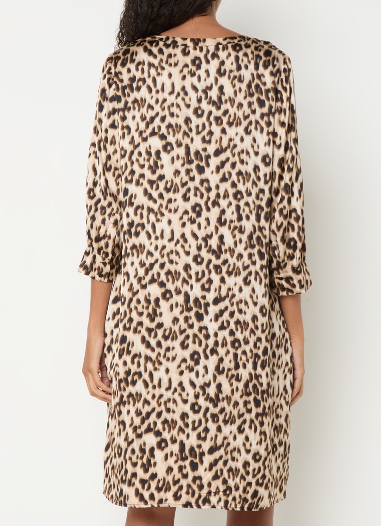 Robe tunique courte Gerry Weber à imprimé léopard et poches latérales