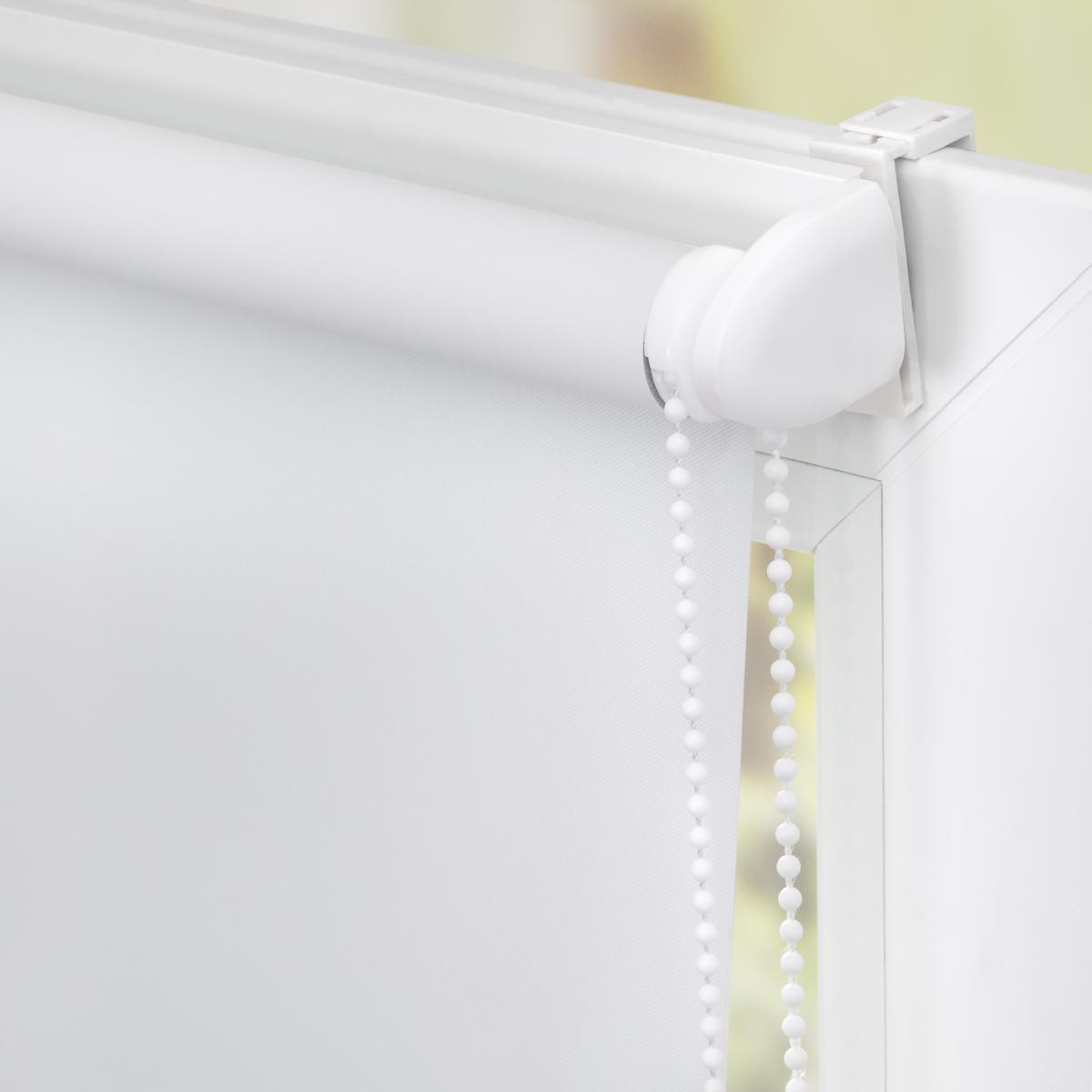Lichtblick Rollo Klemmfix, ohne Bohren, blickdicht, Bretter Shabby - Braun, 120 x 150 cm (B x L)
