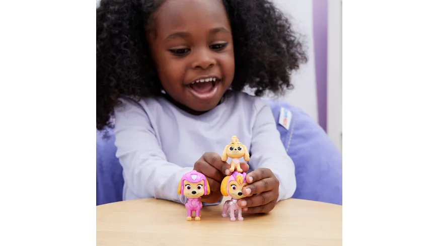 Spin Master PAW Patrol: Der Mighty Kinofilm, 3-teiliges Spielfiguren-Geschenkset