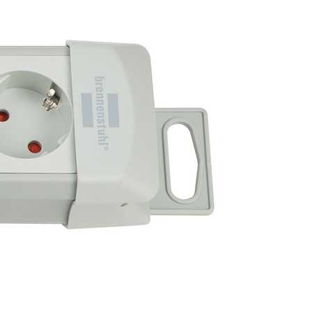 Brennenstuhl 1955500100 Prelungitor Premium-Line cu 10 prize, gri deschis, 3m H05VV-F 3G1.5