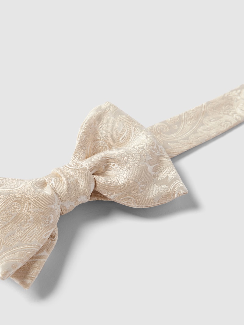 Fliege mit Allover-Muster Modell 'Paisley' in gold