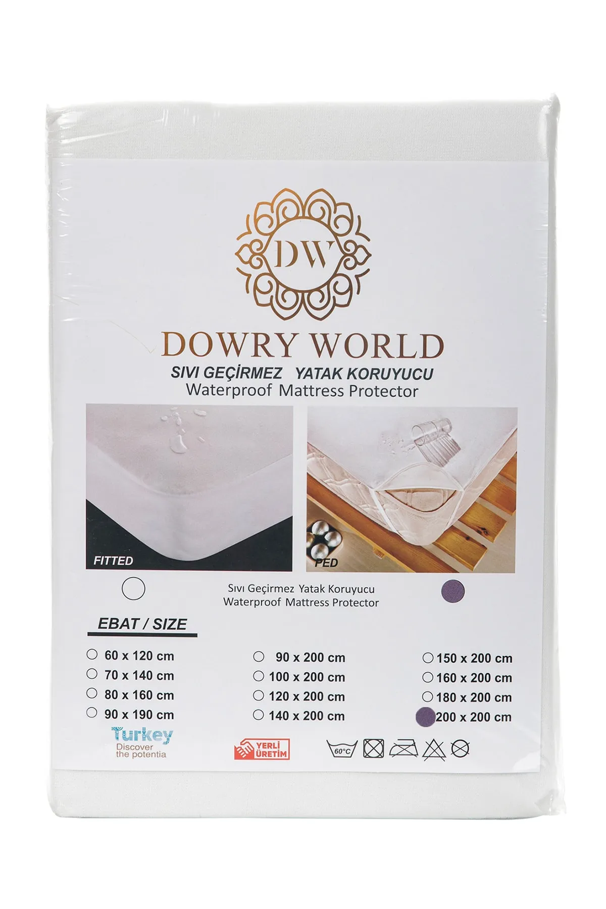 Çeyiz Diyarı  Micro Liquid Proof Pad 200x200 cm Doppelmatratzen